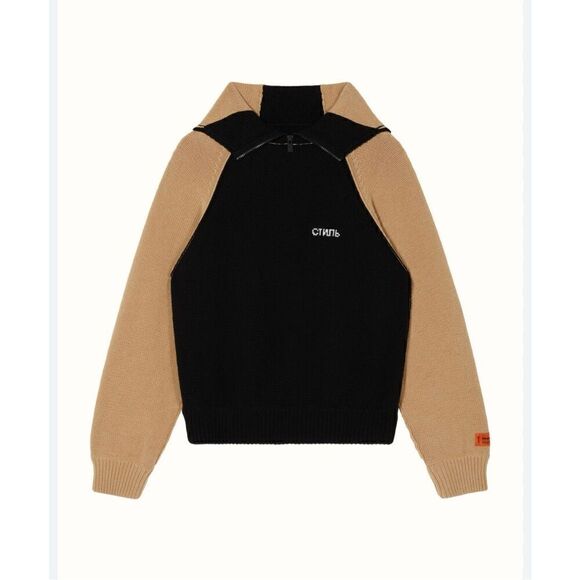 Heron Preston Reverse CTNMB Knit Hoodie - Picture 11 of 15